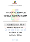 Vista preliminar de documento AGENDA DE LA SESION 012-2021-CR