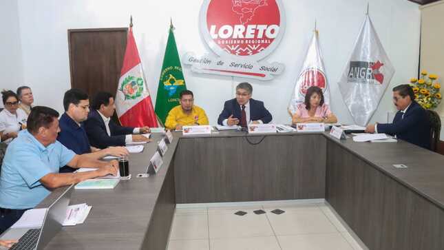 Gobernador Regional de Loreto participa en II sesión ordinaria de Consejo Directivo de la ANGR.