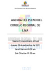 Vista preliminar de documento AGENDA DE LA SESION 021-2021-CR