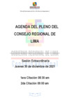 Vista preliminar de documento AGENDA DE LA SESION 032-2021-CR