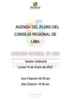 Vista preliminar de documento AGENDA DE LA SESION 001-2022-CR