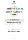 Vista preliminar de documento AGENDA DE LA SESION 013-2022-CR