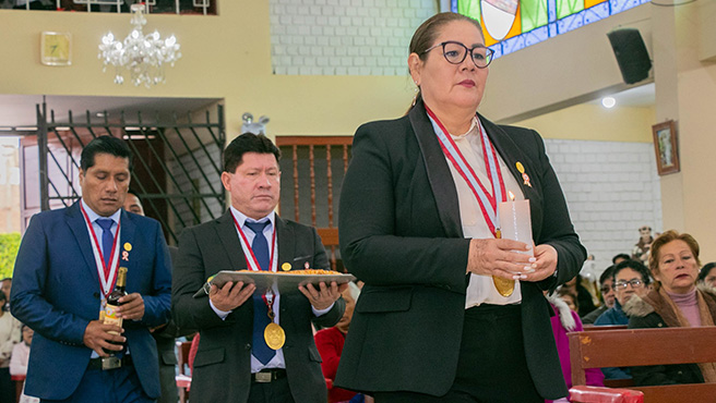 Municipalidad Provincial de Huarmey, llevó a cabo la Misa Te Deum por los 203 años de la Independencia del Perú.
