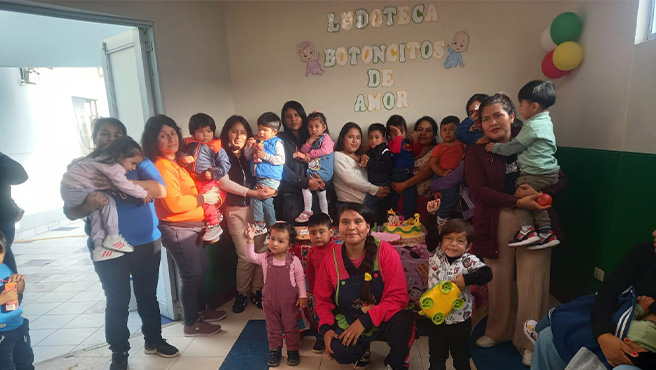 “Ludotecas”, de la MPH, inicia la atención a los mas pequeños del hogar con una fiesta de apertura, en cada establecimiento