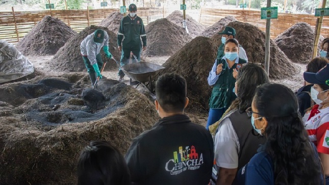 Transformación de compost 