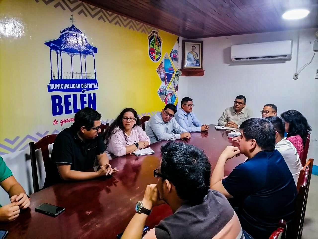 El equipo técnico de la Municipalidad Distrital de Belén sostuvo una importante reunión con representantes de PRODUCE