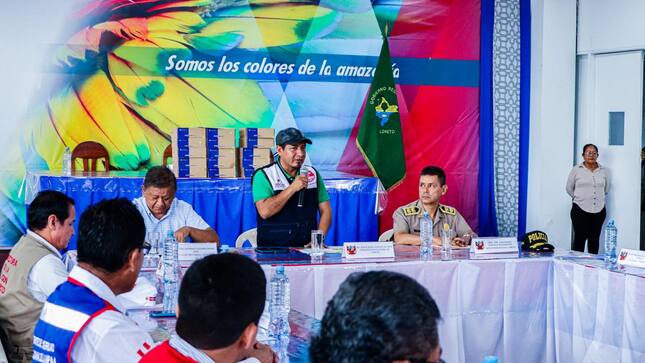 Econ. Carlos Pezo Vásquez, participó de la IV Sesión Ordinaria del Comité Regional de Seguridad Ciudadana Loreto 2024