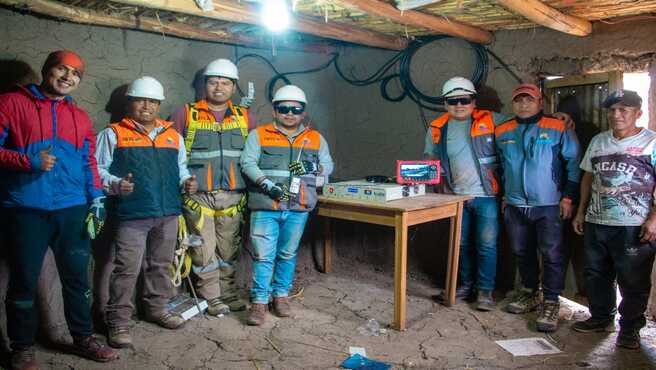 DRTC instala torre de comunicaciones para brindar señal de televisión nacional al Centro Poblado de Cajas