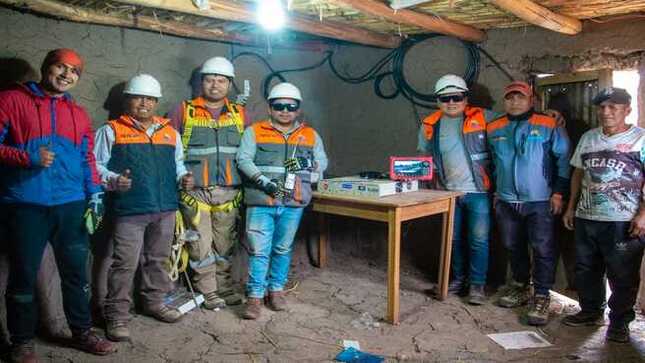 DRTC instala torre de comunicaciones para brindar señal de televisión nacional al Centro Poblado de Cajas