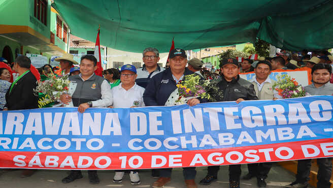 Director Regional de Transportes y Comunicaciones participa de caravana de integración vial qué unirá a Pariacoto - Cochabamba - Carhuaz