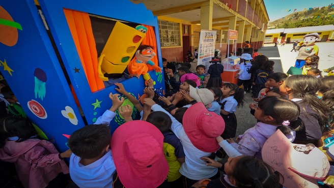 DRTC continúa desarrollando actividades para impulsar la seguridad vial en los colegios de Ancash