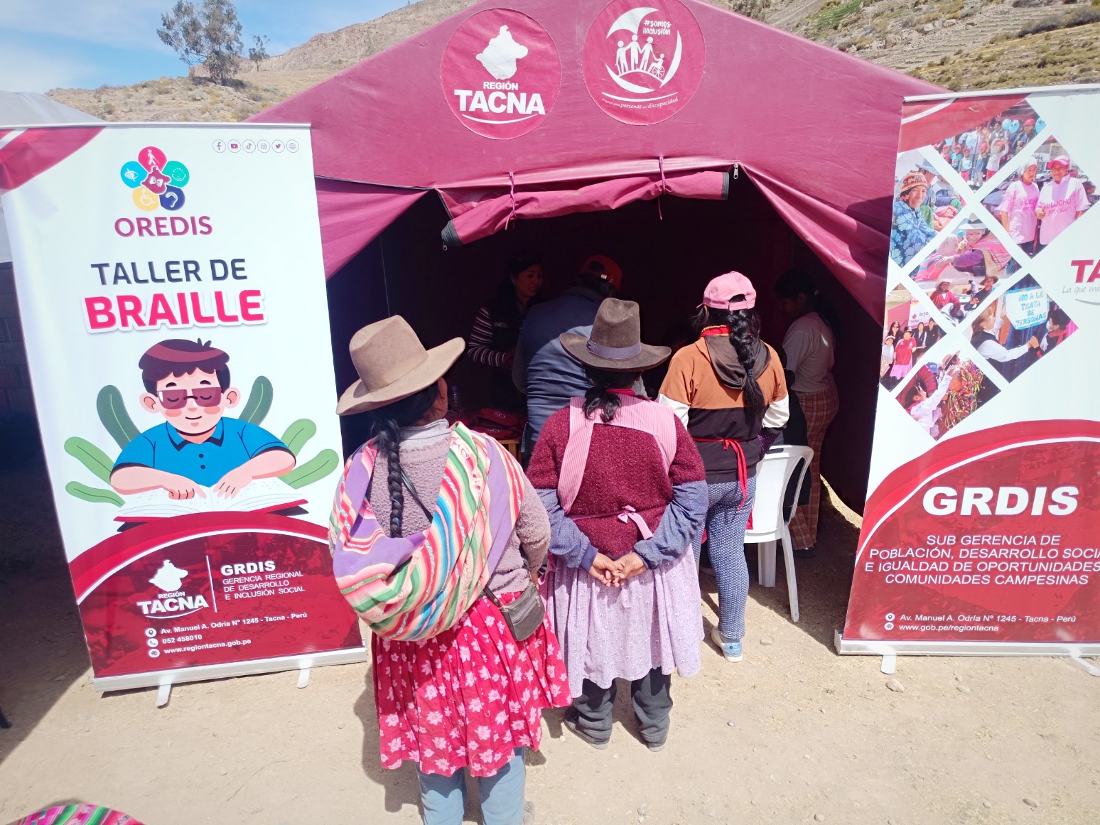Unidos por la erradicación de la violencia en Candarave 