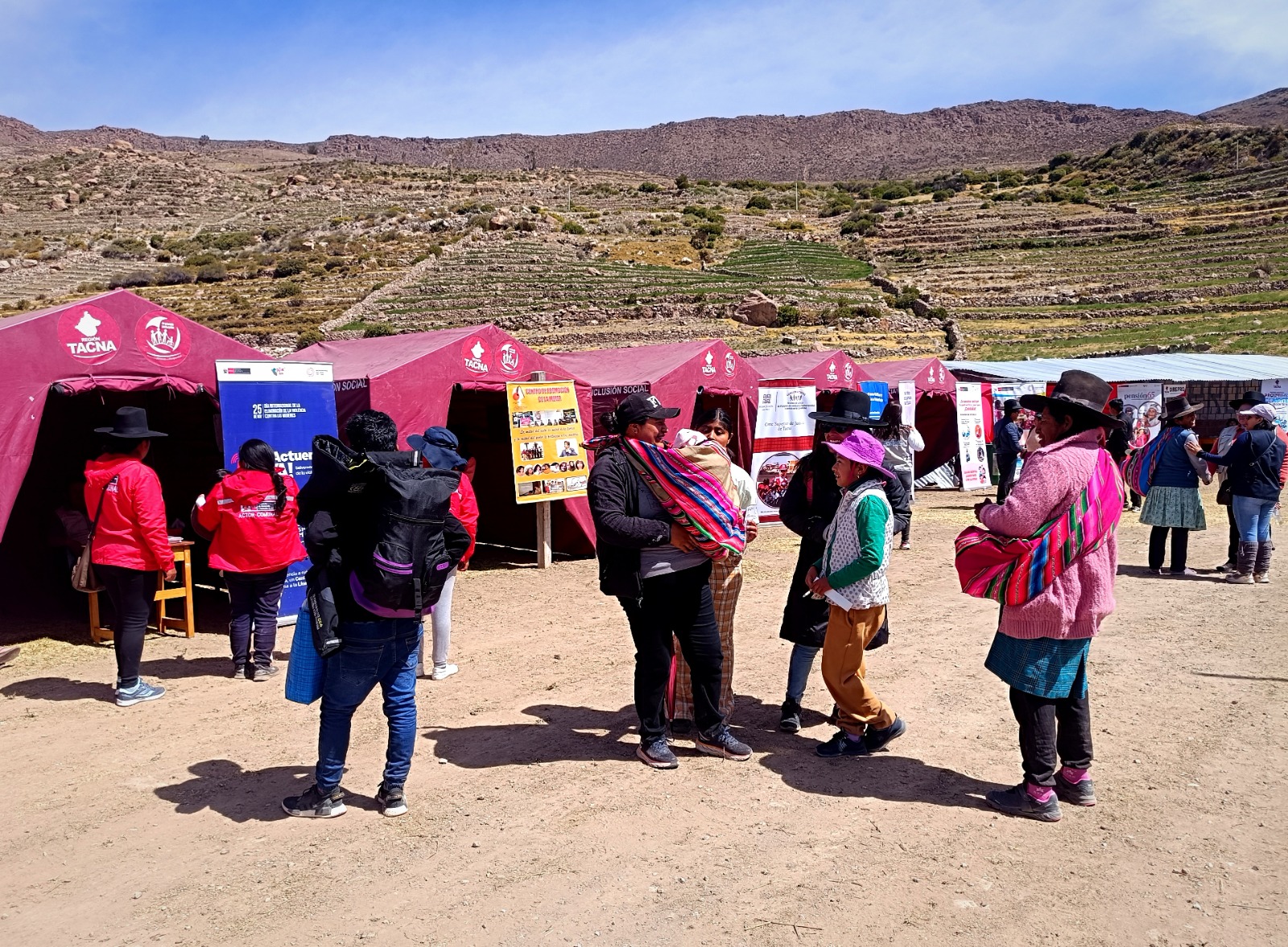 Unidos por la erradicación de la violencia en Candarave 
