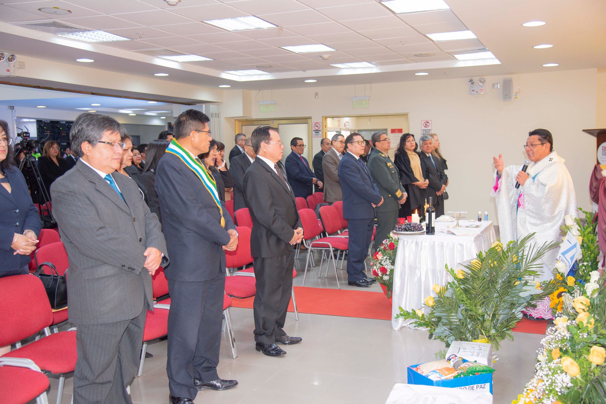 Familia judicial participó en misa de acción de gracias