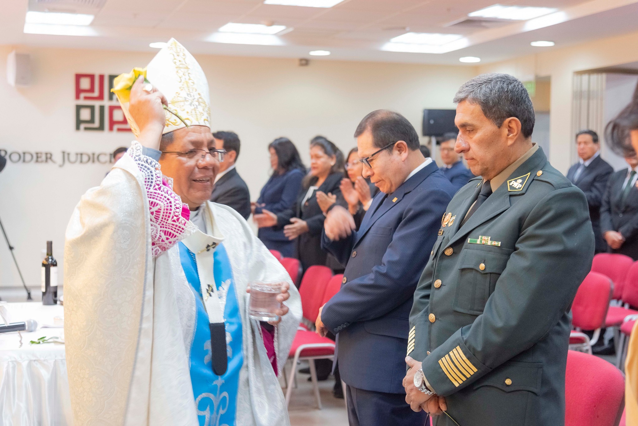 Familia judicial participó en misa de acción de gracias