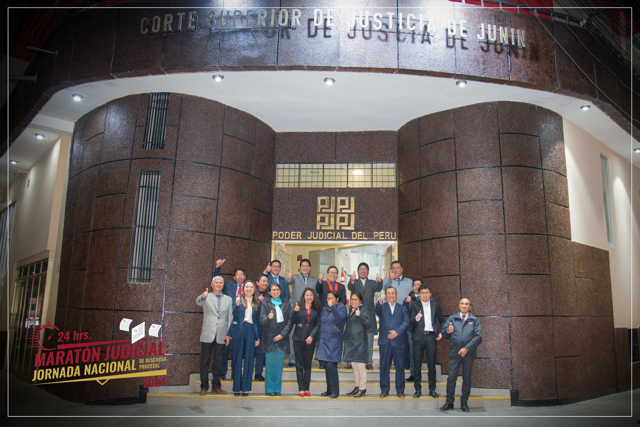 Corte de Junín registró 35,339 actos procesales en maratón judicial 2024