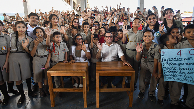 Más de 1700 muebles escolares fueron entregados