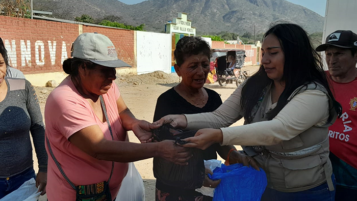 Imagen de repartición de pescado