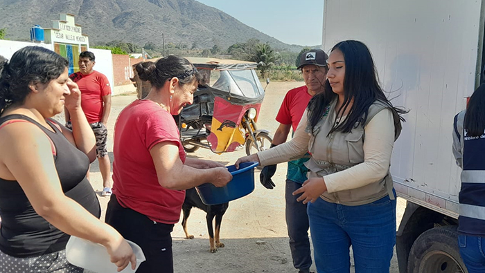 Imagen de repartición de pescado