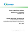 Vista preliminar de documento Proyecto de estudio tarifario de la EPS Selva Central S. A. (2023 – 2027).