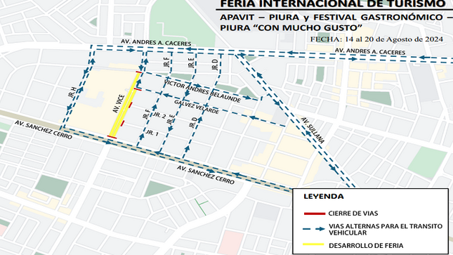 Cierre de vías