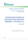 Vista preliminar de documento Proyecto de estudio tarifario de la EPS Rioja S. A. 2022 – 2027.