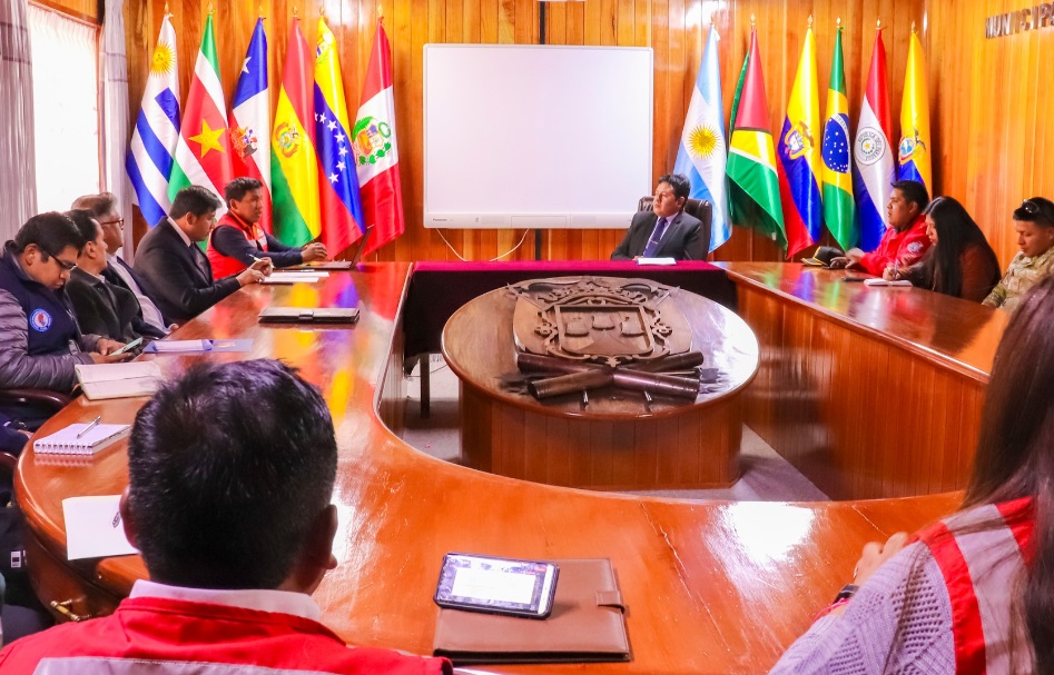 Plataforma Provincial de Defensa Civil se reune para acordar acciones a tomar en el simulacro nacional multipeligro del 15 de agosto