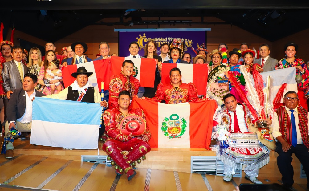 ¡Día histórico para Puno! Comitiva peruana presenta festividad Virgen de la Candelaria por primera vez en Europa - Madrid