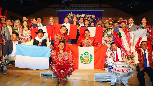 ¡Día histórico para Puno! Comitiva peruana presenta festividad Virgen de la Candelaria por primera vez en Europa - Madrid 