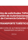 Vista preliminar de documento TRANSPORTE TURÍSTICO _ Registro de solicitudes TUPA en el Componente Gestión de Autorizaciones