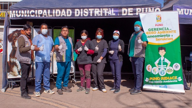 Más de 300 mascotas fueron desparasitados en jornada gratuita en Puno