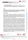 Vista preliminar de documento Resolución de Oficina de Administración N° 000190-2024-OA