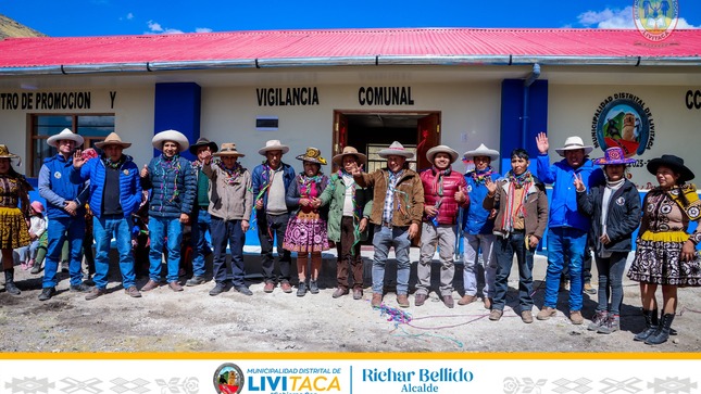 Inauguración del local CPVC en Ccollana alta para el servicio de los beneficiarios. 