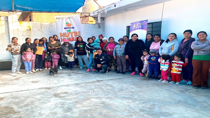 Huaral impulsa la nutrición infantil con sesiones demostrativas en el C.P. Túpac Amaru
