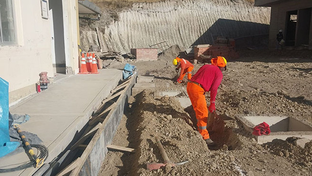 Apurímac: obras del Hospital de Challhuahuacho registran más de 70% de avance 