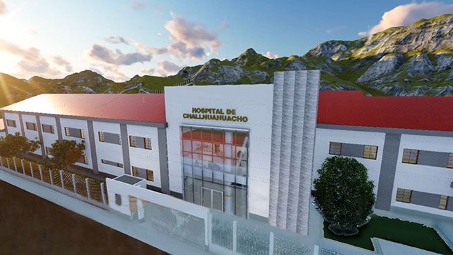 Apurímac: obras del Hospital de Challhuahuacho registran más de 70% de avance 