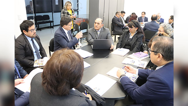Jueces del Módulo de Violencia contra la mujer de la Corte Superior del Callao y funcionarios de la Dirección de Medio Libre del INPE realizaron mesa de trabajo para unificar criterios en el cumplimiento de las penas a prestación de servicios comunitarios