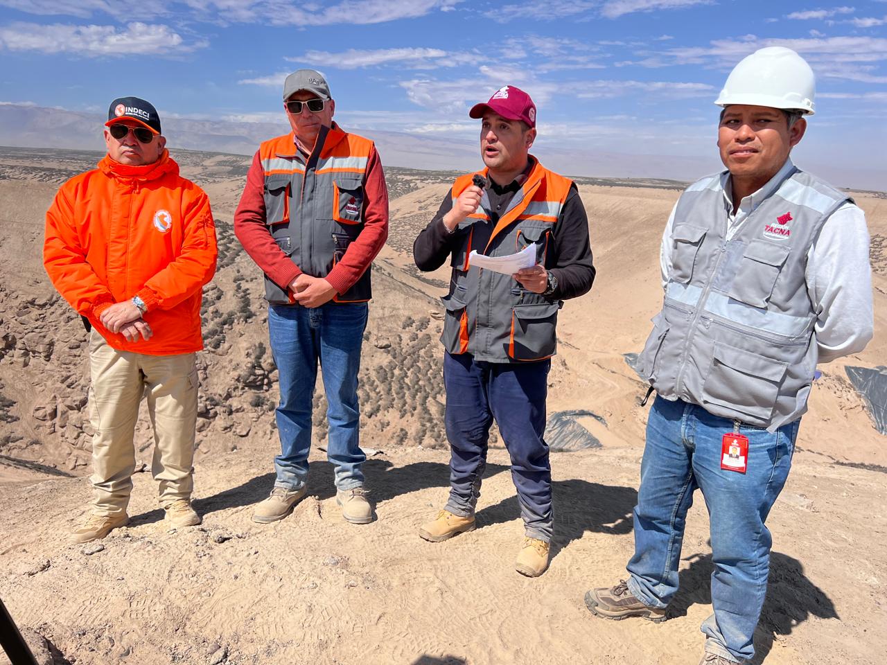 Quebrada Caramolle cuenta con seis diques de protección 