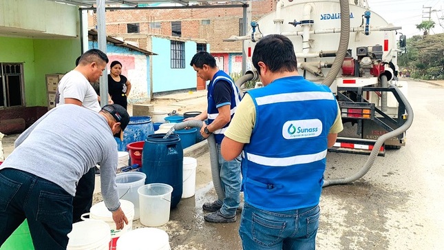 restricción del agua potable