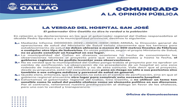 comunicado