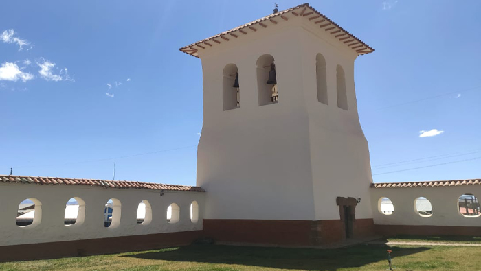 La ministra de Cultura, Leslie Urteaga, llegó a la región Puno, para entregar la obra de mejoramiento del Servicio de Interpretación Cultural del Templo de San Francisco de Asís de Umachiri