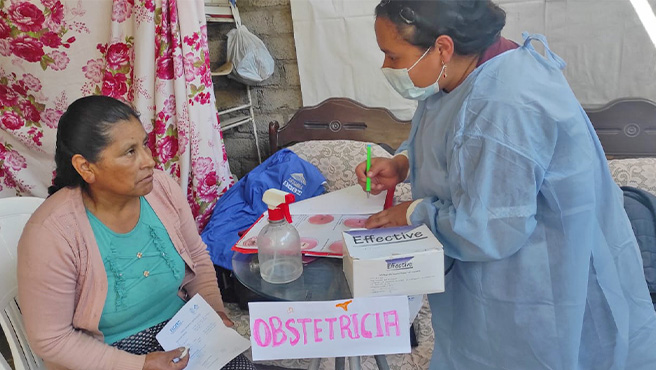 Proyecto municipal de salud llego hasta el C.P Huamba Baja.