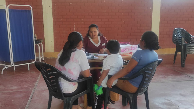 Proyecto Municipal de salud llego hasta el centro poblado de Maria Cristina.