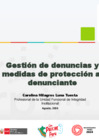 Vista preliminar de documento Presentación sobre  el taller: Gestión de denuncias y medidas de protección al denunciante