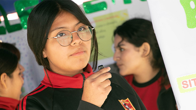 Estudiantes escolares participaron del concurso escolar “Crea y Emprende”, en su etapa UGEL 2024.