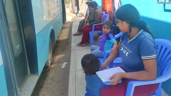 Proyecto Municipal de Salud llego hasta el centro poblado de Huamba Alta