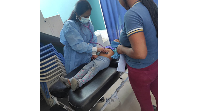 Proyecto Municipal de Salud llego hasta el centro poblado de Huamba Alta