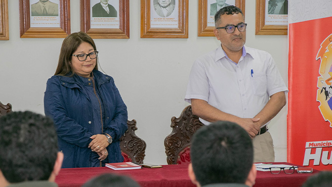 Municipalidad de Huarmey, presento a nueva Gerente Municipal