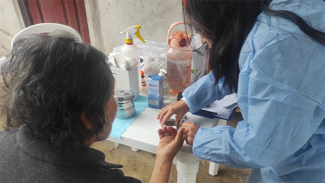 Proyecto Municipal de Salud llego hasta el centro poblado de CONGON.