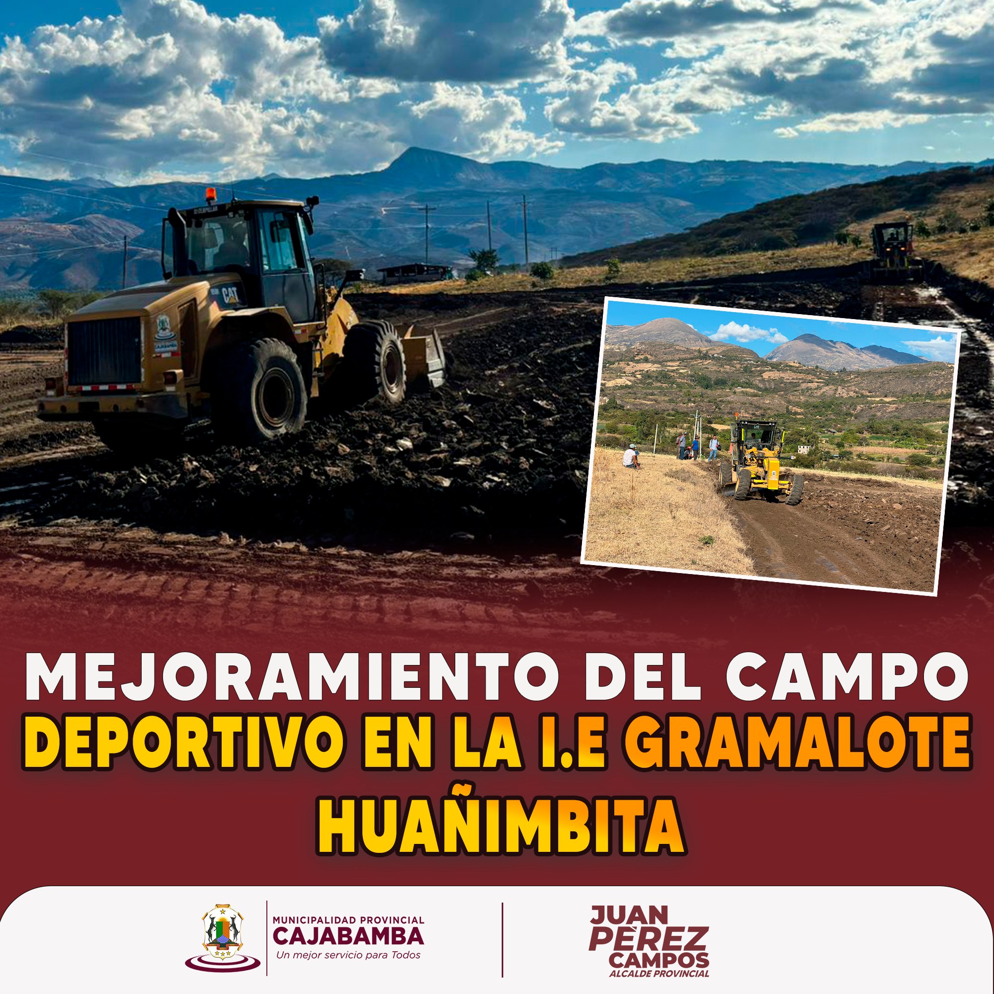 Mejoramiento del campo deportivo en la Institución Educativa Gramalote - Huañimbita
